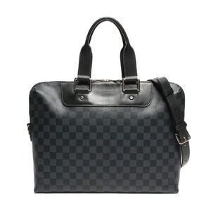 Louis Vuitton Business Bag Briefcase Porte Document Damier Cobalt